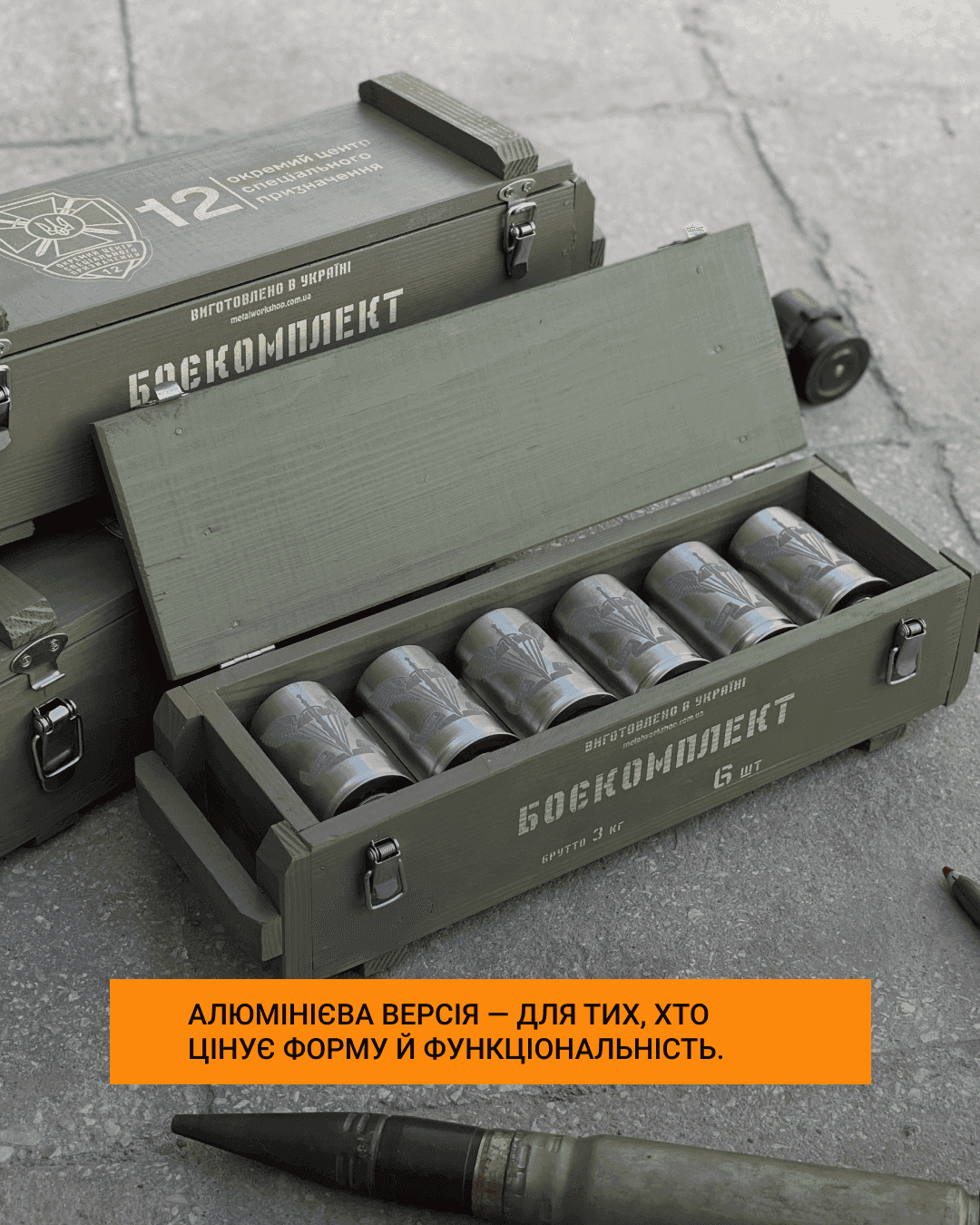 Боєкомплект з гільзами від МК-19